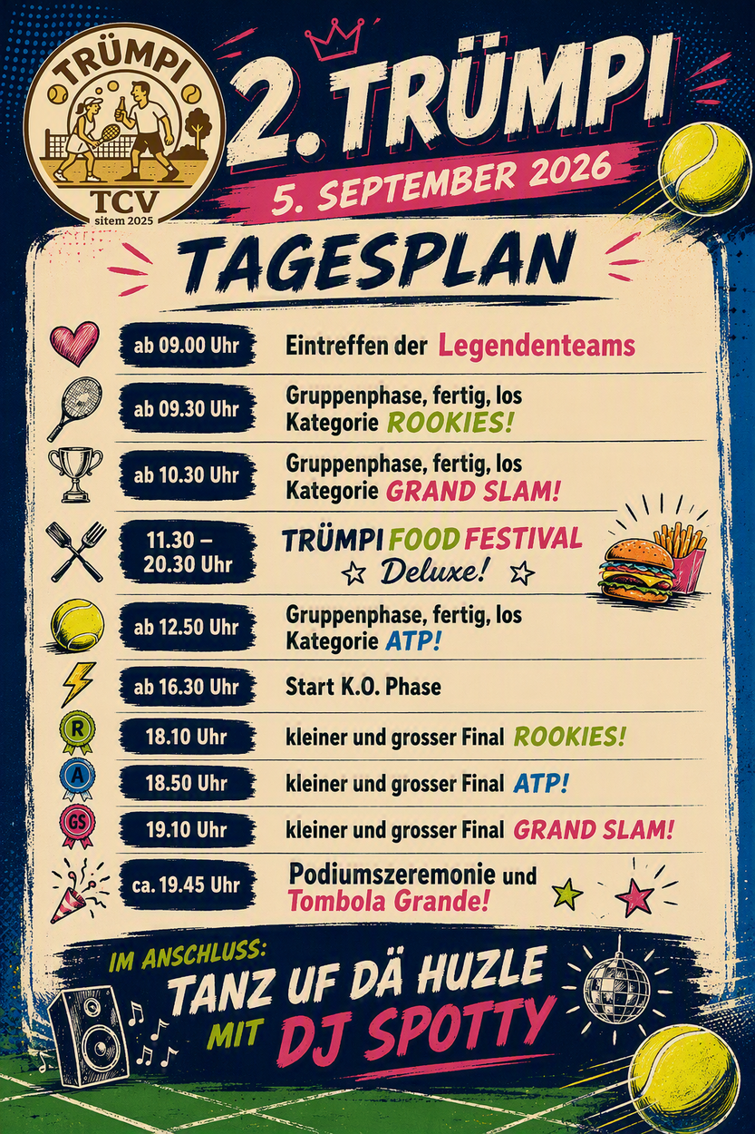 2. Trümpi – 30 Teams angemeldet!